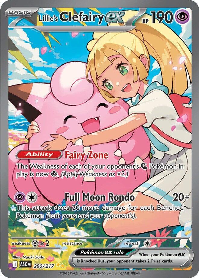 Lillie's Clefairy ex - 280/217 [ME: Ascended Heroes] 280/217