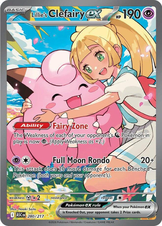 Lillie's Clefairy ex - 280/217 [ME: Ascended Heroes] 280/217
