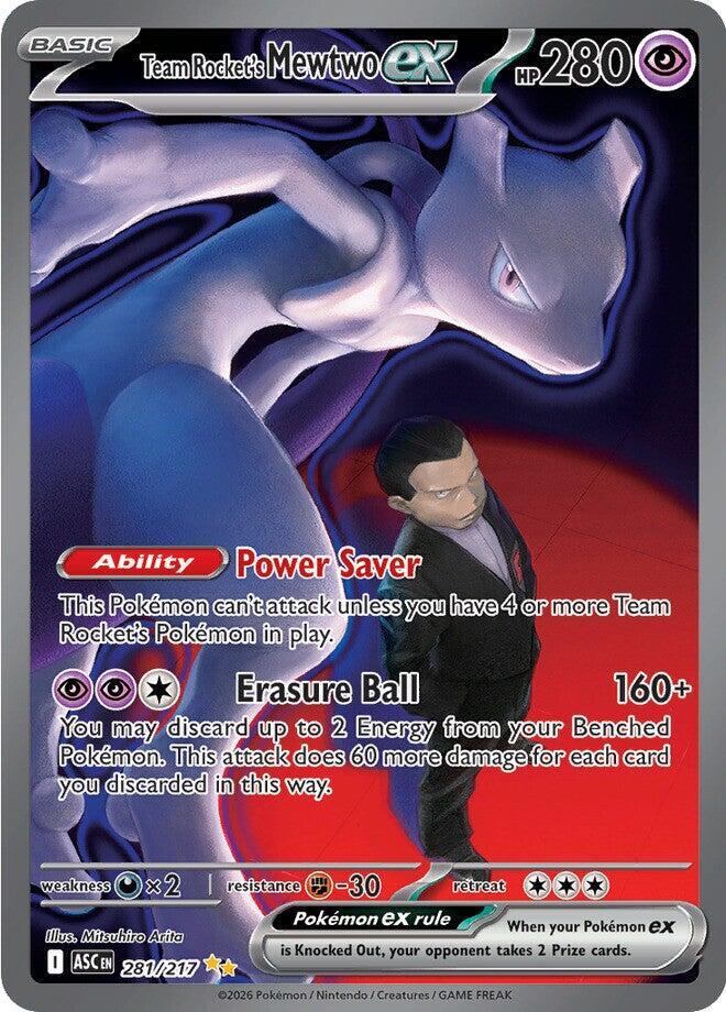 Team Rocket's Mewtwo ex - 281/217 [ME: Ascended Heroes] 281/217