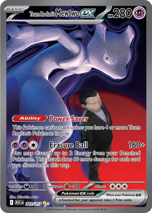 Team Rocket's Mewtwo ex - 281/217 [ME: Ascended Heroes] 281/217