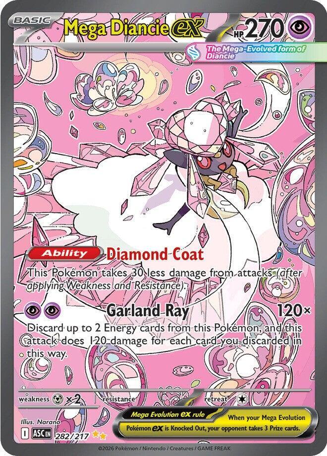 Mega Diancie ex - 282/217 [ME: Ascended Heroes] 282/217