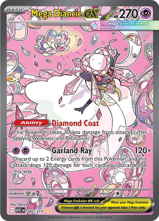 Mega Diancie ex - 282/217 [ME: Ascended Heroes] 282/217