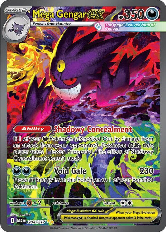 Mega Gengar ex - 284/217 [ME: Ascended Heroes] 284/217
