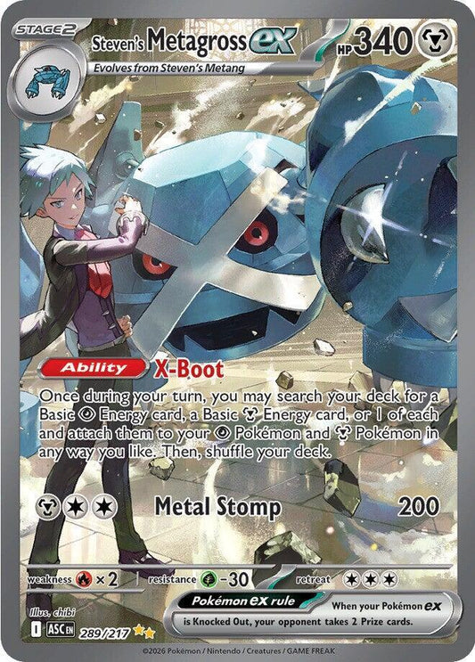 Steven's Metagross ex [ME: Ascended Heroes] 289/217
