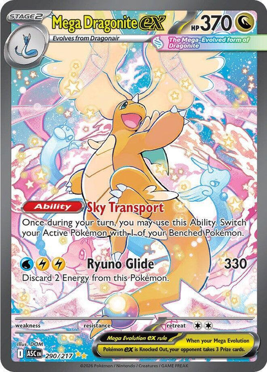 Mega Dragonite ex - 290/217 [ME: Ascended Heroes] 290/217