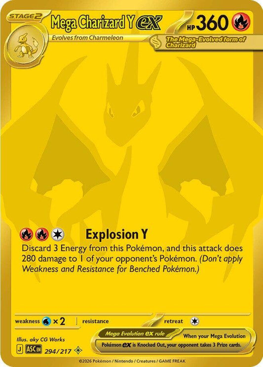 Mega Charizard Y ex - 294/217 [ME: Ascended Heroes] 294/217