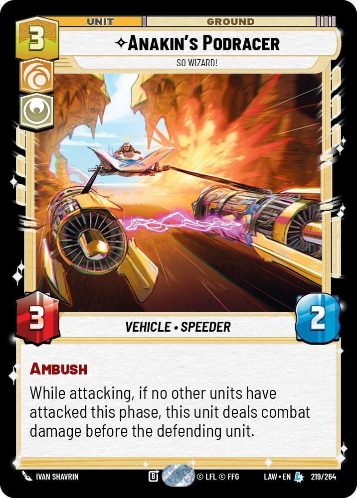 Anakin's Podracer - So Wizard! [A Lawless Time] 219/264