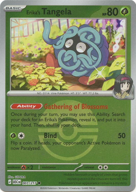Erika's Tangela - 007/217 (Poke Ball) [ME: Ascended Heroes] 007/217