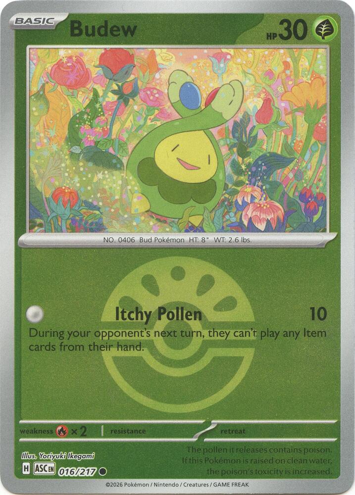 Budew - 016/217 (Friend Ball) [ME: Ascended Heroes] 016/217