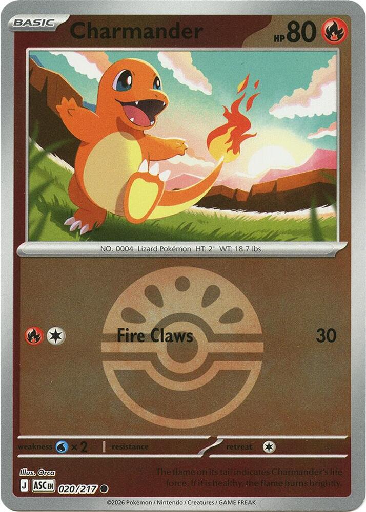 Charmander (Friend Ball) [ME: Ascended Heroes] 020/217