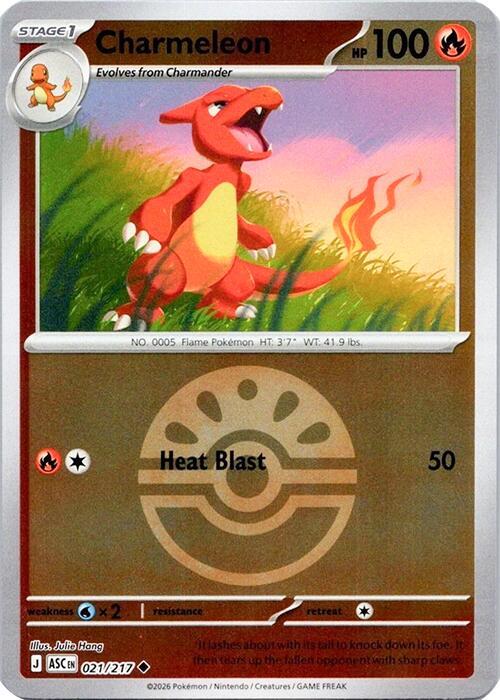 Charmeleon (Friend Ball) [ME: Ascended Heroes] 021/217