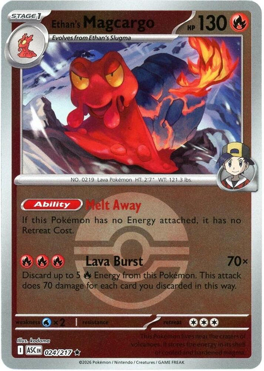 Ethan's Magcargo - 024/217 (Poke Ball) [ME: Ascended Heroes] 024/217