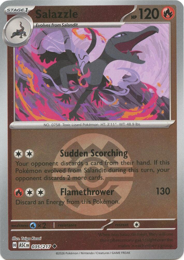 Salazzle - 035/217 (Quick Ball) [ME: Ascended Heroes] 035/217