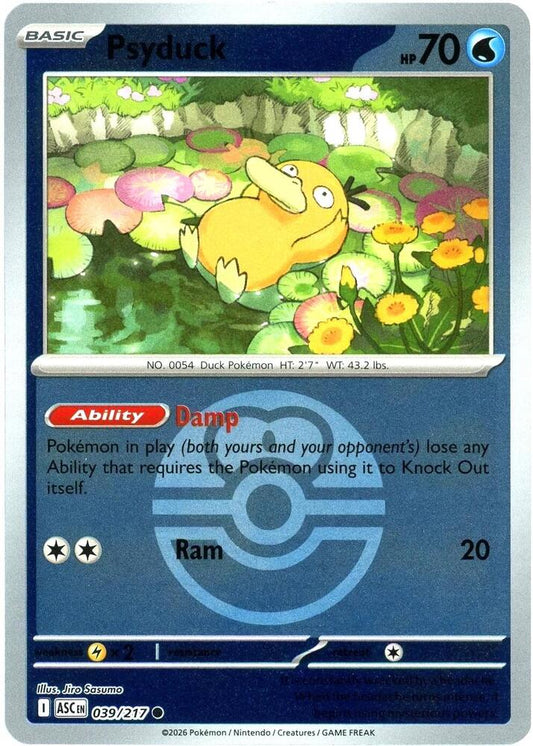 Psyduck - 039/217 (Love Ball) [ME: Ascended Heroes] 039/217