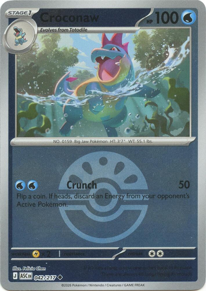 Croconaw (Friend Ball) [ME: Ascended Heroes] 042/217