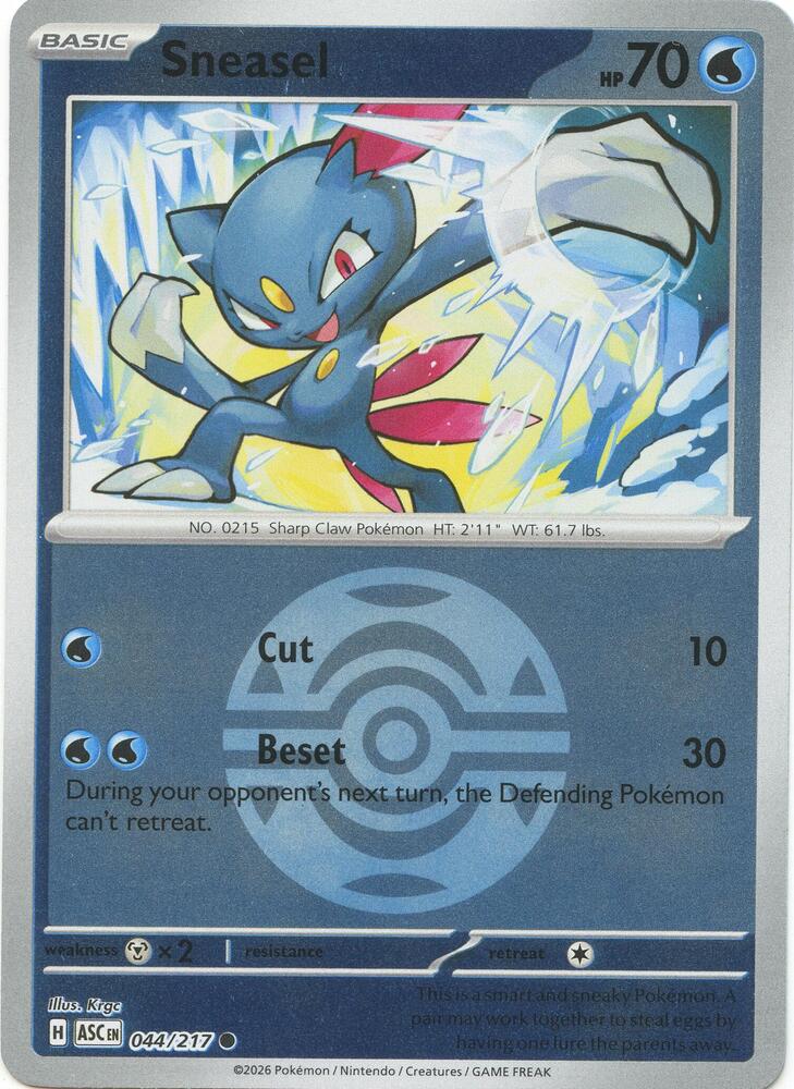 Sneasel (Dusk Ball) [ME: Ascended Heroes] 044/217