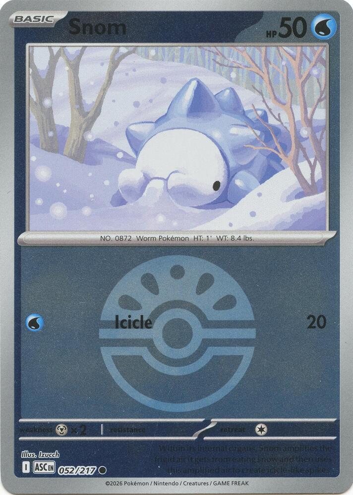 Snom (Friend Ball) [ME: Ascended Heroes] 052/217