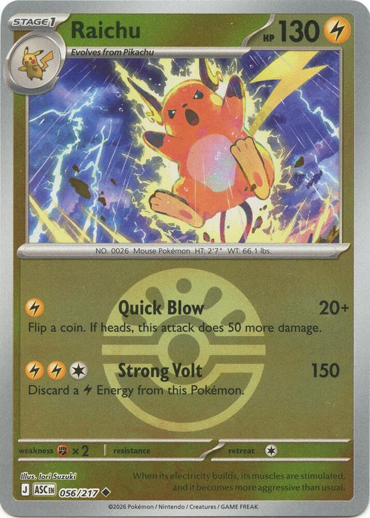 Raichu (Friend Ball) [ME: Ascended Heroes] 056/217