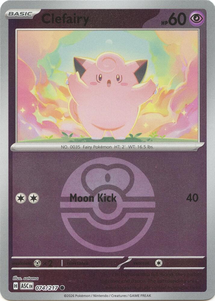 Clefairy (Love Ball) [ME: Ascended Heroes] 074/217