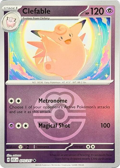 Clefable (Love Ball) [ME: Ascended Heroes] 075/217