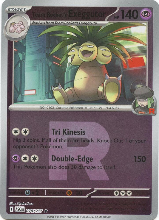 Team Rocket's Exeggutor (Team Rocket) [ME: Ascended Heroes] 078/217