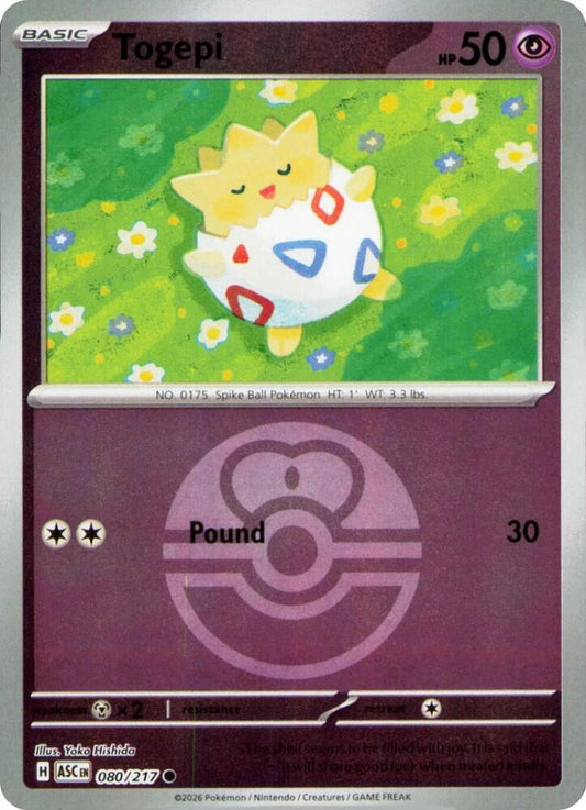 Togepi (Love Ball) [ME: Ascended Heroes] 080/217