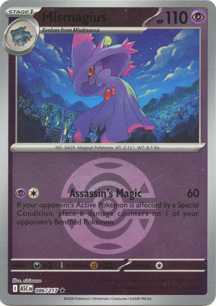 Mismagius (Dusk Ball) [ME: Ascended Heroes] 086/217