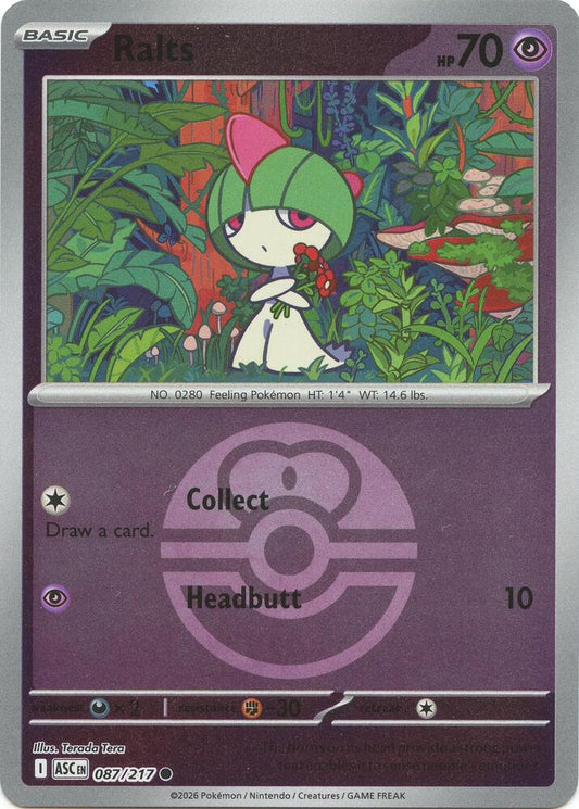 Ralts (Love Ball) [ME: Ascended Heroes] 087/217