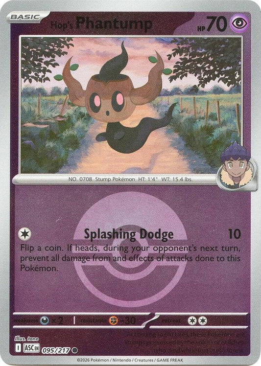 Hop's Phantump (Poke Ball) [ME: Ascended Heroes] 095/217