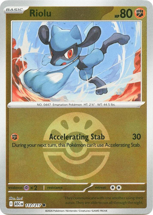 Riolu (Friend Ball) [ME: Ascended Heroes] 112/217