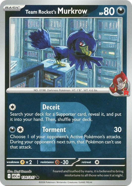 Team Rocket's Murkrow (Team Rocket) [ME: Ascended Heroes] 126/217