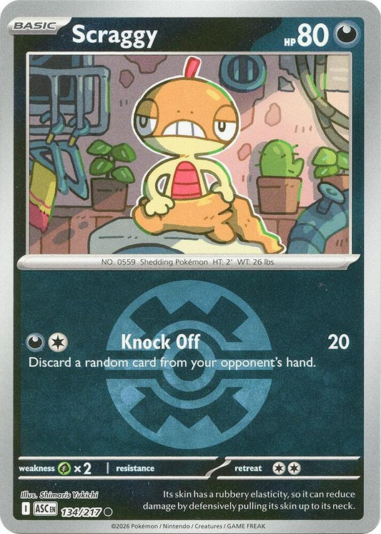Scraggy (Quick Ball) [ME: Ascended Heroes] 134/217