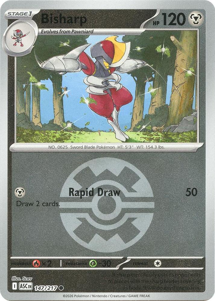 Bisharp (Quick Ball) [ME: Ascended Heroes] 147/217