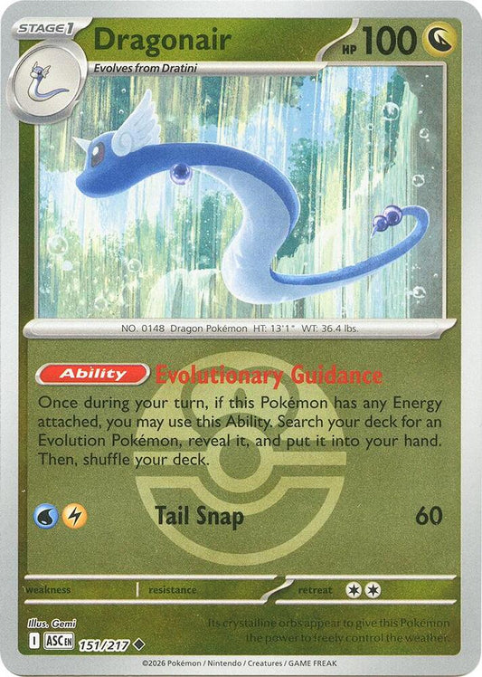 Dragonair (Love Ball) [ME: Ascended Heroes] 151/217