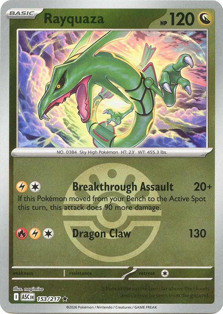 Rayquaza (Friend Ball) [ME: Ascended Heroes] 153/217