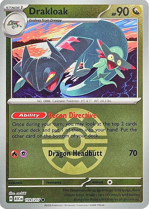 Drakloak - 159/217 (Quick Ball) [ME: Ascended Heroes] 159/217
