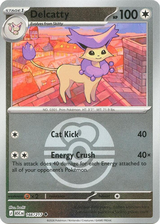 Delcatty (Love Ball) [ME: Ascended Heroes] 166/217