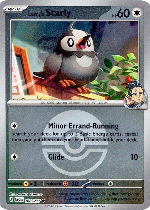 Larry's Starly (Poke Ball) [ME: Ascended Heroes] 168/217