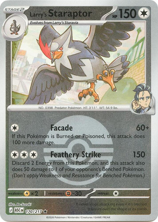 Larry's Staraptor - 170/217 (Poke Ball) [ME: Ascended Heroes] 170/217