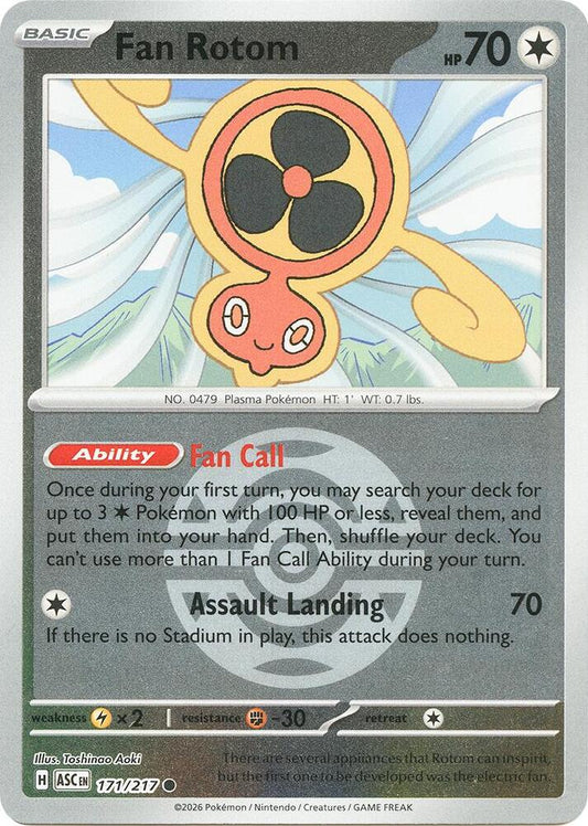 Fan Rotom - 171/217 (Dusk Ball) [ME: Ascended Heroes] 171/217