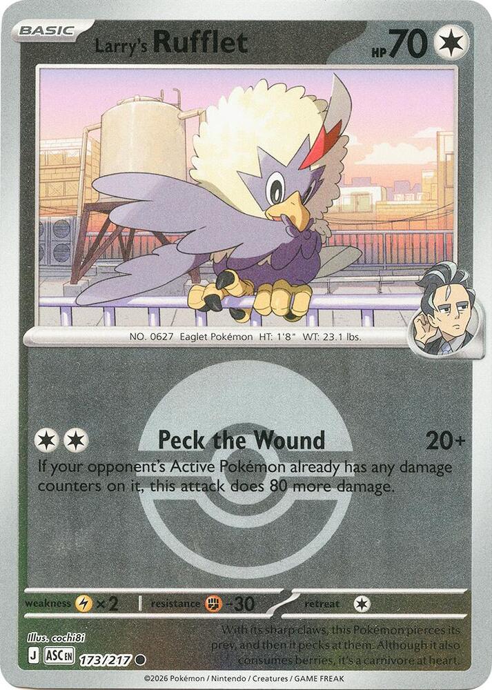 Larry's Rufflet (Poke Ball) [ME: Ascended Heroes] 173/217