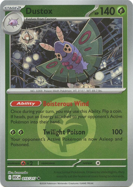 Dustox - 015/217 (Energy Symbol Pattern) [ME: Ascended Heroes] 015/217