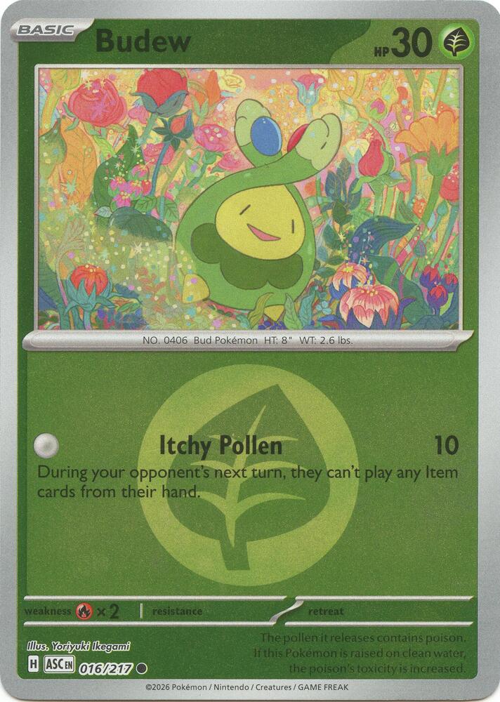 Budew - 016/217 (Energy Symbol Pattern) [ME: Ascended Heroes] 016/217