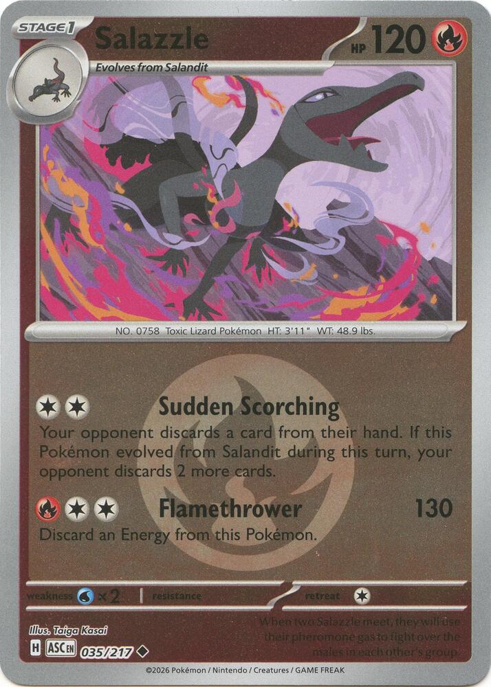 Salazzle - 035/217 (Energy Symbol Pattern) [ME: Ascended Heroes] 035/217