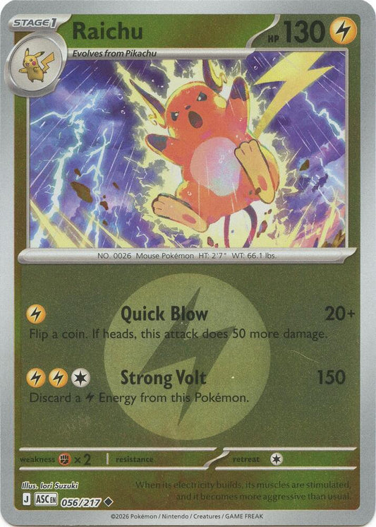 Raichu (Energy Symbol Pattern) [ME: Ascended Heroes] 056/217