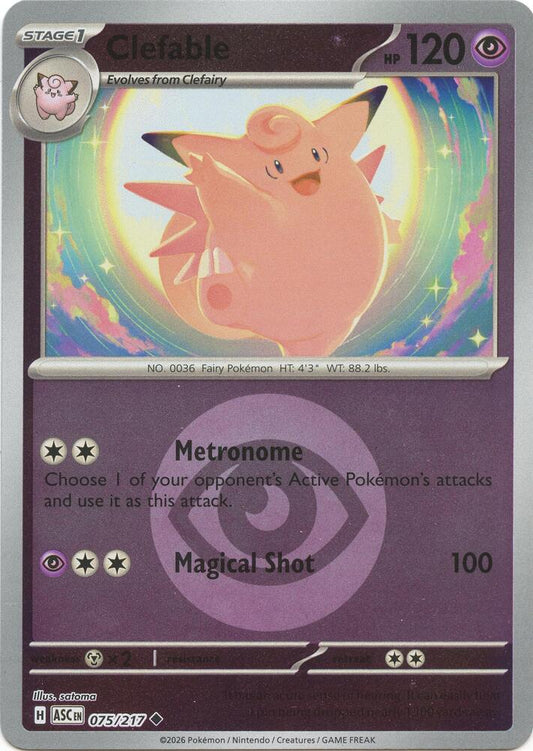 Clefable (Energy Symbol Pattern) [ME: Ascended Heroes] 075/217