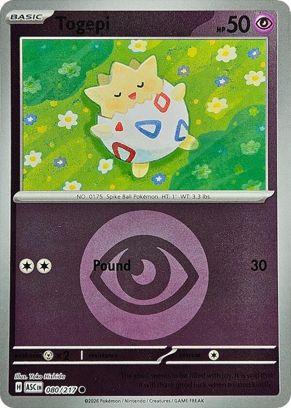 Togepi (Energy Symbol Pattern) [ME: Ascended Heroes] 080/217