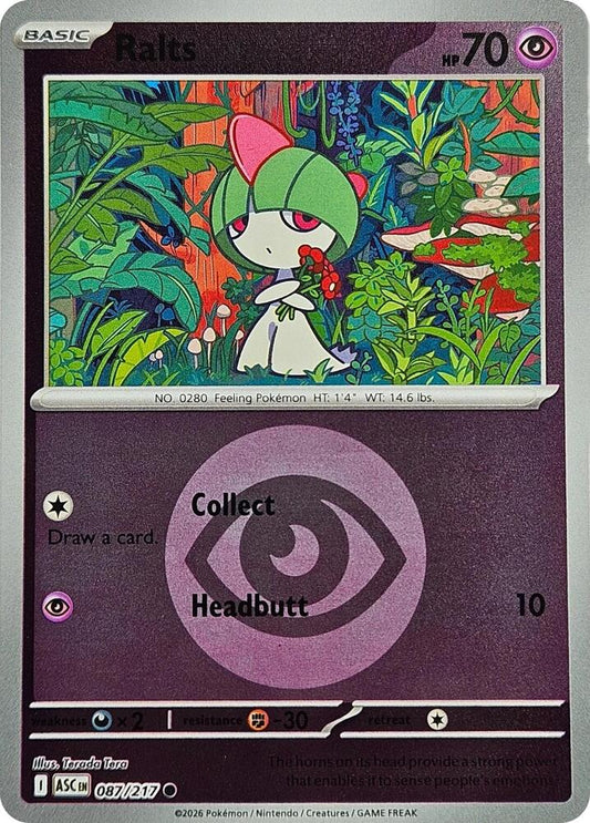 Ralts (Energy Symbol Pattern) [ME: Ascended Heroes] 087/217