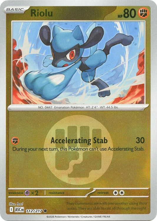 Riolu (Energy Symbol Pattern) [ME: Ascended Heroes] 112/217