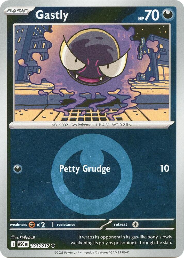 Gastly (Energy Symbol Pattern) [ME: Ascended Heroes] 123/217